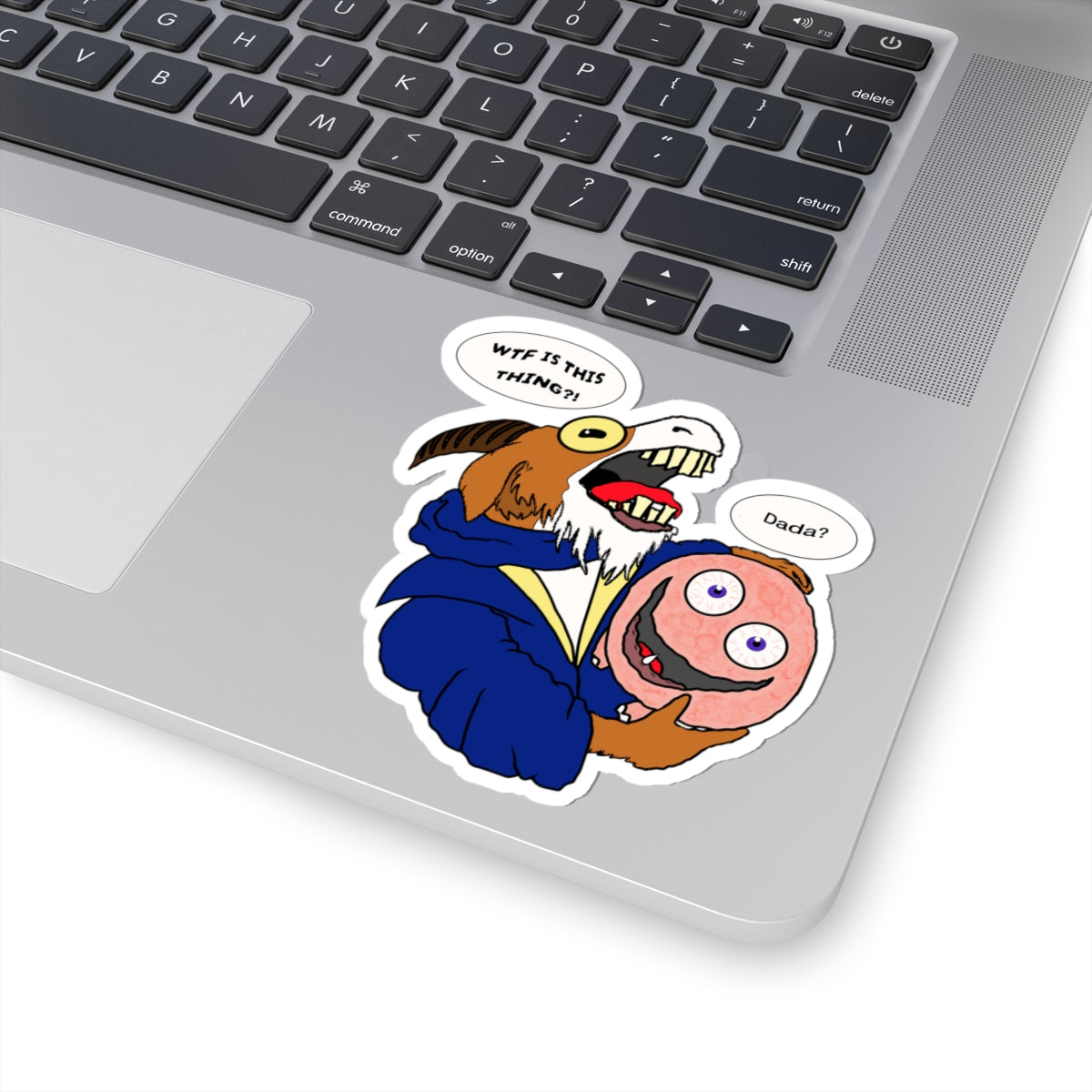 Dungeon Crawler Carl- Prepotente and Tummy Acher— WTF Is This Thing? - Sticker
