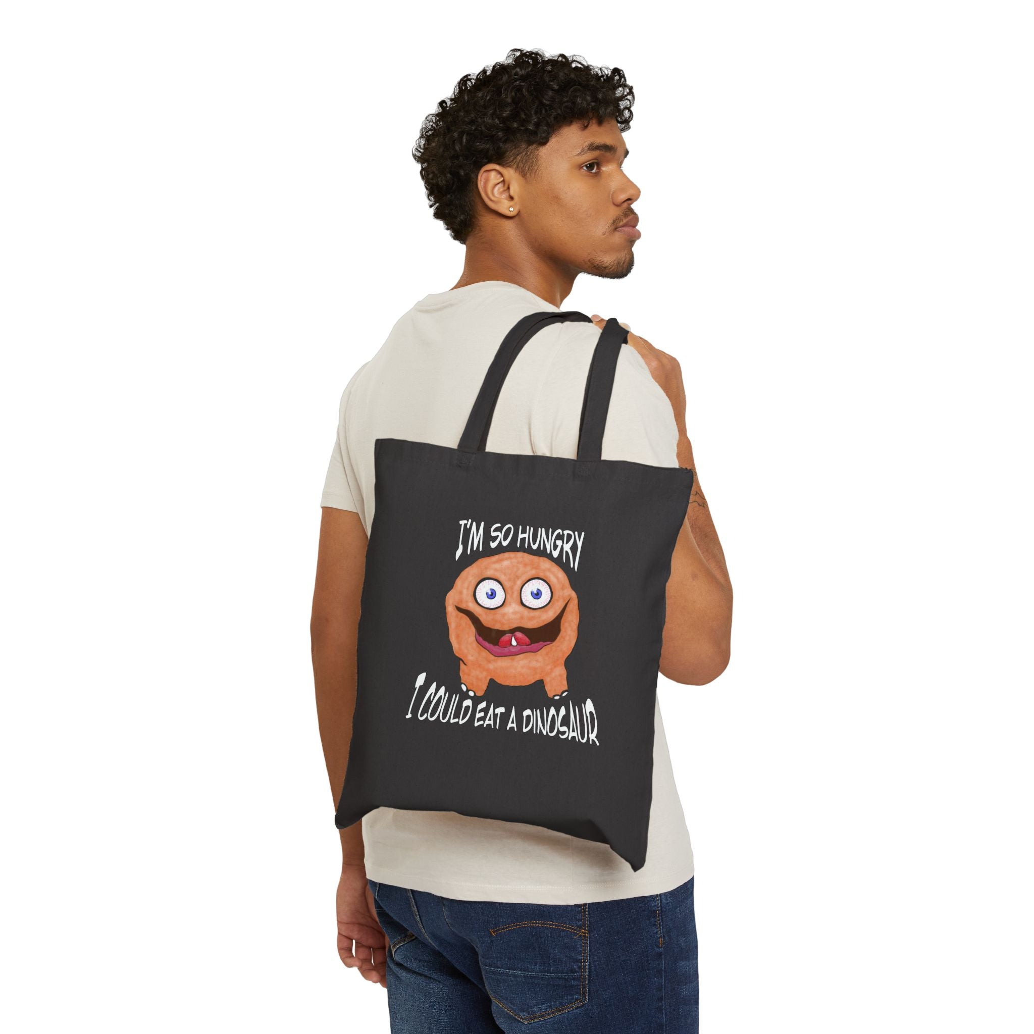 Dungeon Crawler Carl Tummy Acher Cotton Canvas Tote Bag
